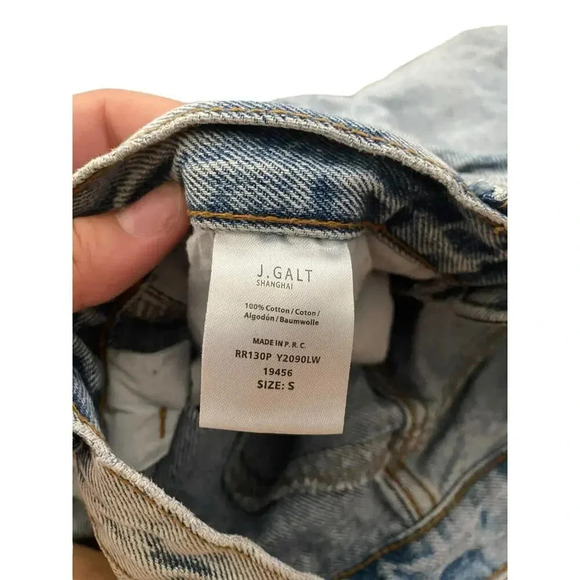 J, Galt Mid Rise Denim Wide Leg Retro Jeans Size Small - Picture 3 of 6